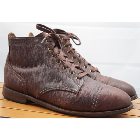 Allen Edmonds Mens Promontory Point Pebble Grain Boots Size 11.5D Dainite Sole - Picture 2 of 12